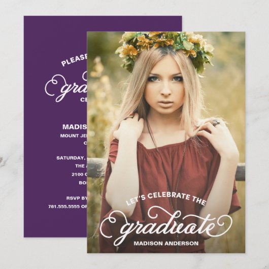 Bohemiaans | Oproep van de GraduPartij Kaart (Voorkant / Achterkant)