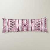 Bohemiaans sierlijk 30122020 Donkerrood Lichaamskussen (Achterkant)