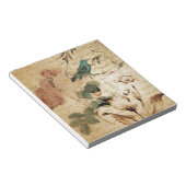 Bohemiaanse chic Paris Scripts vogel Frans botanis Notitieblok (Schuin)