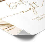 Bohemiaanse date-nachtideeën. Datum jar bridal gam Poster (Hoek)