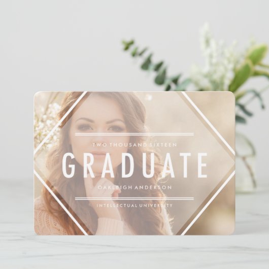 Bohemiaanse driehoek | Aankondiging foto-Afstudere (Staand voorkant)