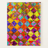 Bohemiaanse gevlekte bloemplanoloog planner (Achterkant)