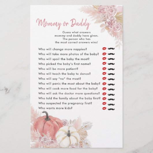 Bohemiaanse Herfst in Love Pumpkin mama of Dad (Voorkant)