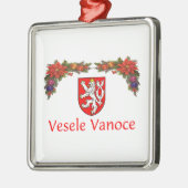 Bohemiaanse kerst metalen ornament (Links)