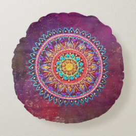 Bohemiaanse stijlpiloot rond kussen