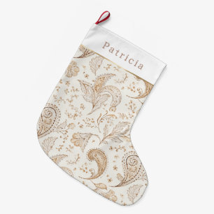 Bohemiam Boho Crème Witte Kerst Grote Kerstsok