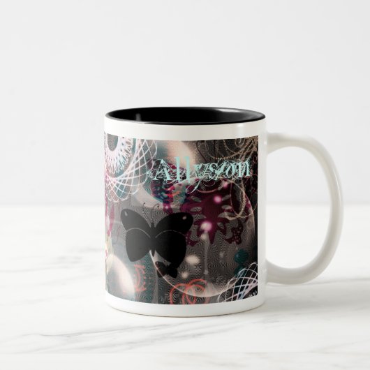 Bohemian 2 Personalized Mug Tweekleurige Koffiemok (Rechts)