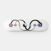 Bohemian 7 Chakras - Skateboard (Horizontaal)