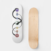 Bohemian 7 Chakras - Skateboard (Voorkant)