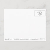 Bohemian Arabesque Pattern Green Briefkaart (Achterkant)