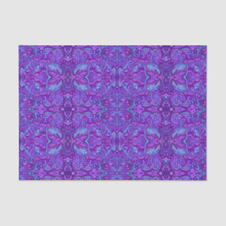 Bohemian Arabesque Pattern Paars Tissuepapier