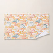 Bohemian arch fish scale painted pattern bad handdoek (Handdoek)