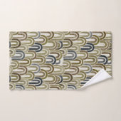 Bohemian arch fish scale painted pattern bad handdoek (Handdoek)