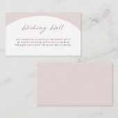 Bohemian Arch Wishing Well Enclosure Kaart (Voorkant / Achterkant)