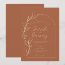 Bohemian Arched Terracotta Wedding |