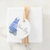 Bohemian Baby Kleding Team Boy Geslacht onthullen Bedankjes Labels (In situ)