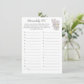 Bohemian Baby Speelgoed Bricks ABC Douchespel Kaar Kaart (Staand voorkant)