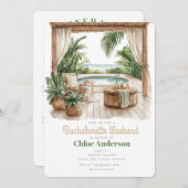 Bohemian Bachelorette | reisschema van 4 dagen Kaart (Voorkant / Achterkant)