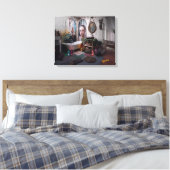 Bohemian Bath Bliss - Fairy en vrouwelijke elegant Canvas Afdruk (Insitu (Slaapkamer))