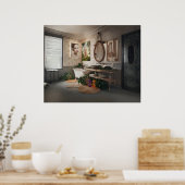 Bohemian Bath Poster (Keuken)