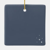 Bohemian Beach Palm Tree Keramisch Ornament (Achterkant)