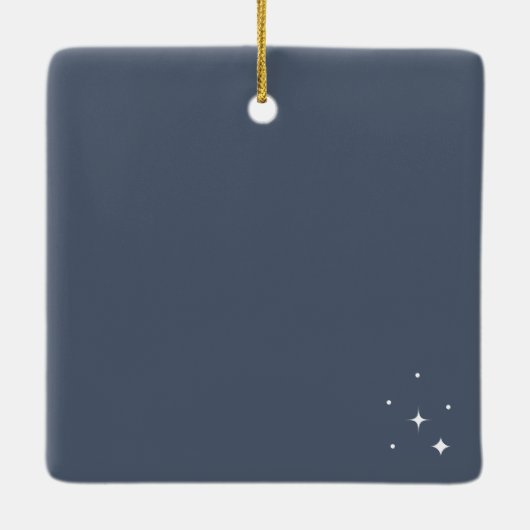 Bohemian Beach Palm Tree Keramisch Ornament (Achterkant)