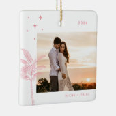 Bohemian Beach Palm Tree Ornament (Rechts)