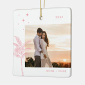 Bohemian Beach Palm Tree Ornament (Links)