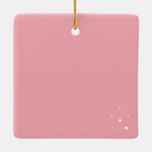 Bohemian Beach Palm Tree Ornament (Achterkant)