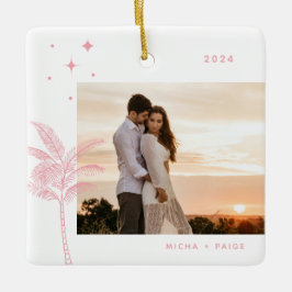 Bohemian Beach Palm Tree Ornament