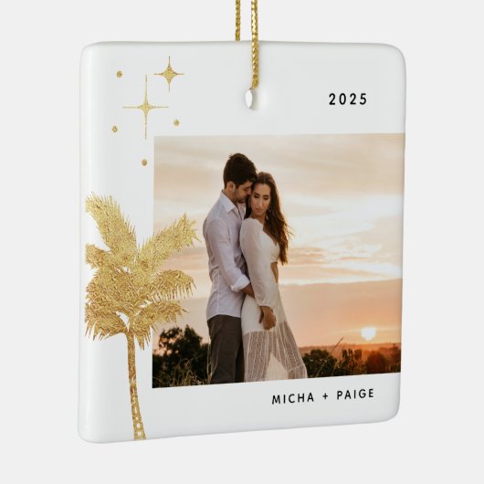 Bohemian Beach Palm Tree Ornament (Rechts)