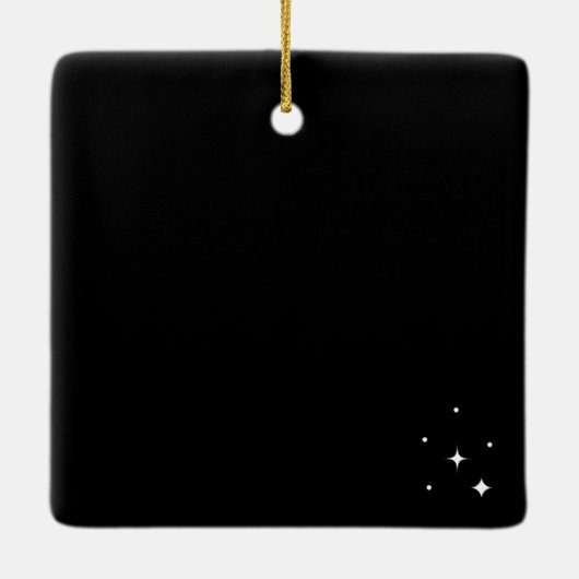 Bohemian Beach Palm Tree Ornament (Achterkant)