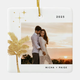 Bohemian Beach Palm Tree Ornament