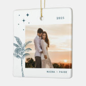 Bohemian Beach Palm Tree Ornament (Links)