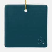 Bohemian Beach Palm Tree Ornament (Achterkant)