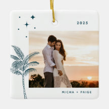 Bohemian Beach Palm Tree Ornament