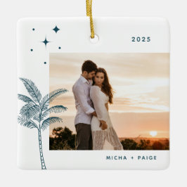 Bohemian Beach Palm Tree Ornament