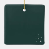 Bohemian Beach Palm Tree Ornament (Achterkant)