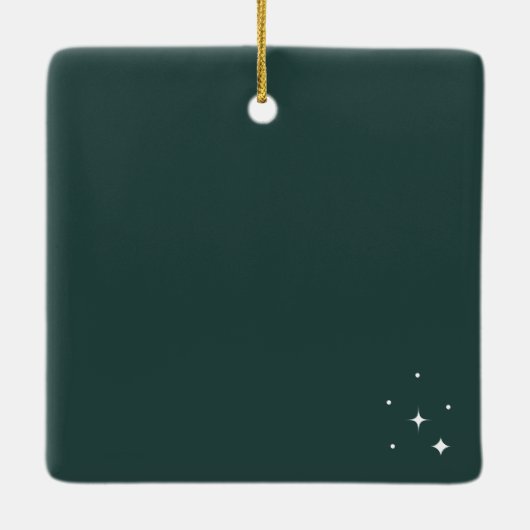 Bohemian Beach Palm Tree Ornament (Achterkant)