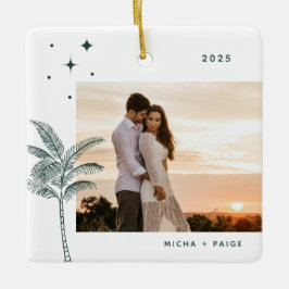 Bohemian Beach Palm Tree Ornament