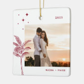 Bohemian Beach Palm Tree Ornament (Links)