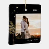 Bohemian Beach Palm Tree Ornament (Rechts)