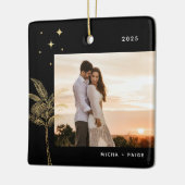 Bohemian Beach Palm Tree Ornament (Links)