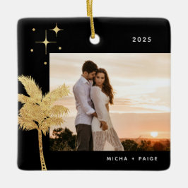 Bohemian Beach Palm Tree Ornament