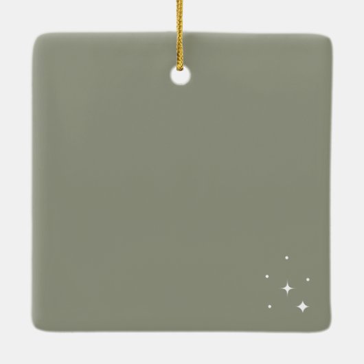 Bohemian Beach Palm Tree Ornament (Achterkant)