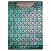 Bohemian Beauty Aqua Pattern-klembord Klembord (Voorkant)