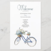 Bohemian Bicycle Waterverf Wedding (Voorkant)