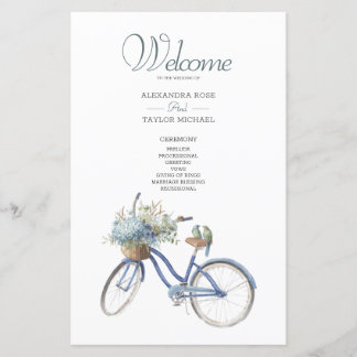 Bohemian Bicycle Waterverf Wedding