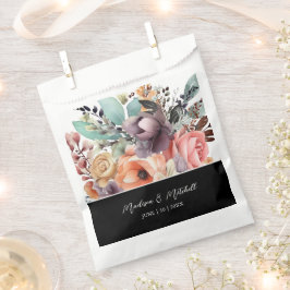 Bohemian Bloemen Boeket Waterverf Bedankzakje