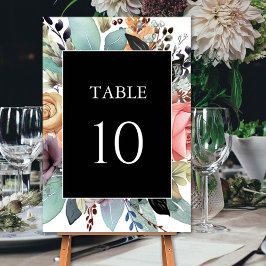 Bohemian Bloemen Boeket Waterverf Kaart